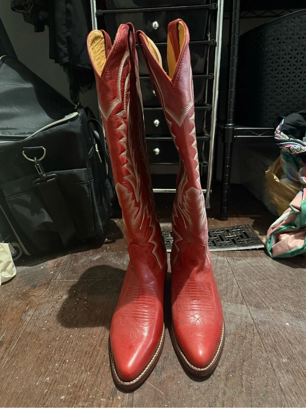 Tecovas Red Over-the-Knee Western Boots